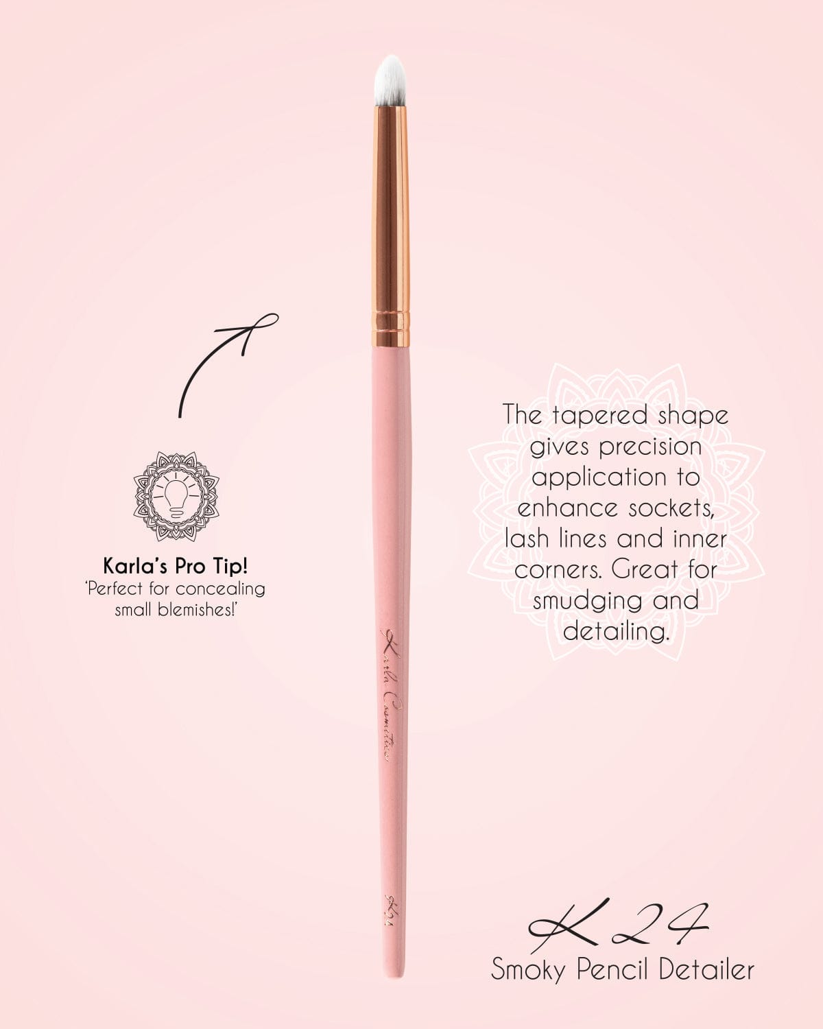 K24 Smoky Pencil Essential Makeup Brush